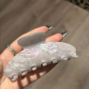 Iridescent blue emi jay Hair Claw Clip